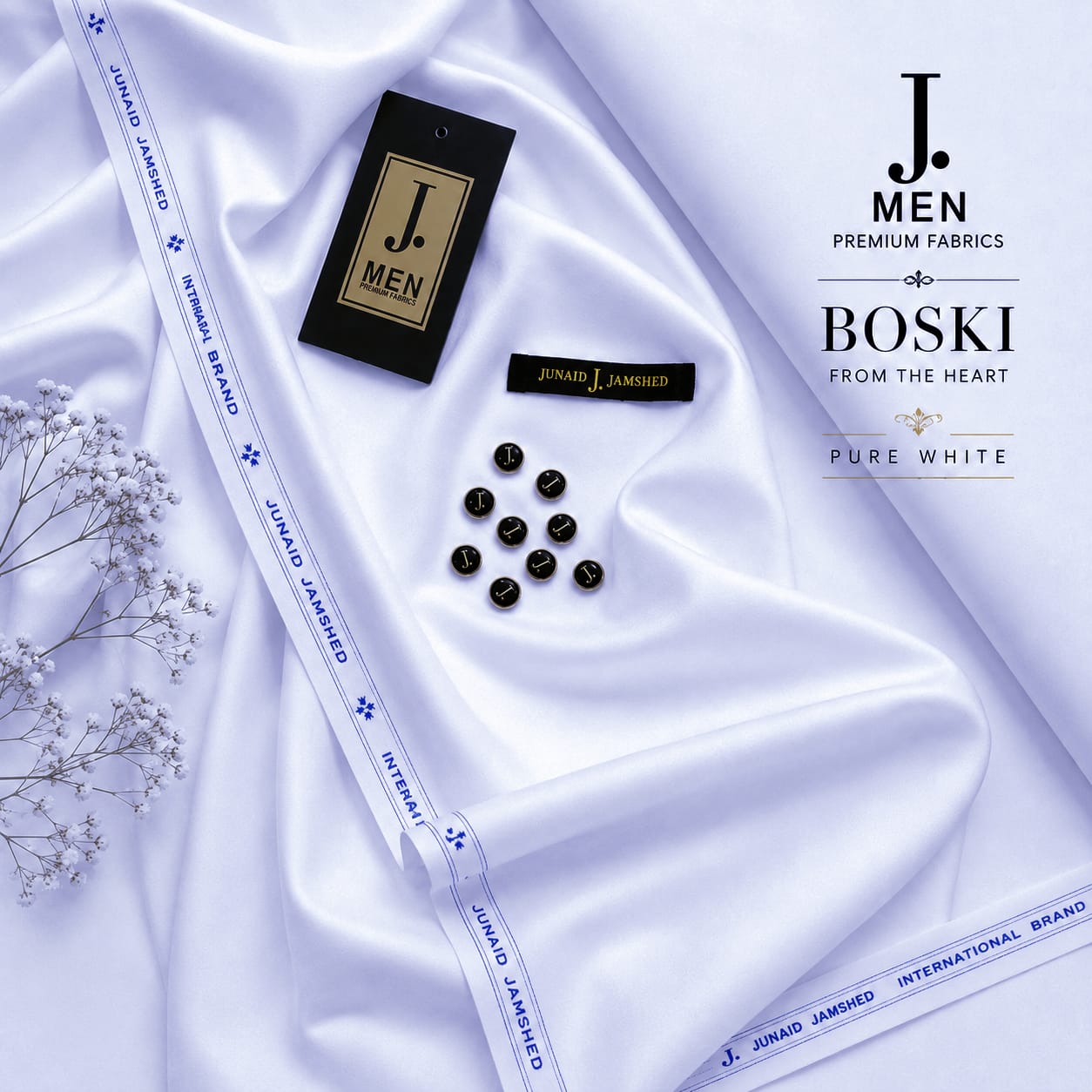 J. Boski Wash & Wear – Pure White
