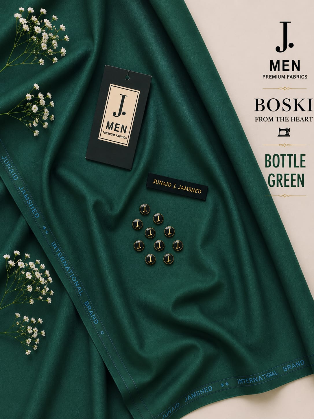 J. Boski Wash & Wear – Bottle Green