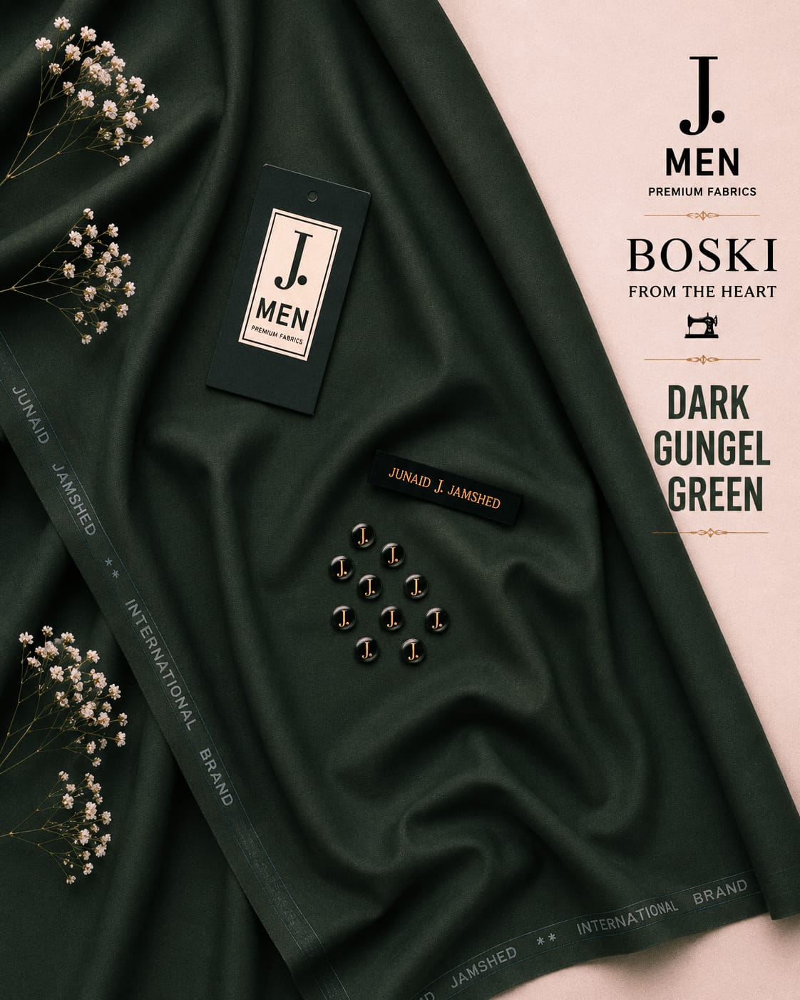J. Boski Wash & Wear – Dark Green