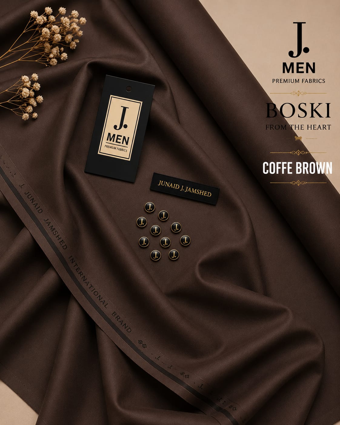 J. Boski Wash & Wear – Coffee Brown